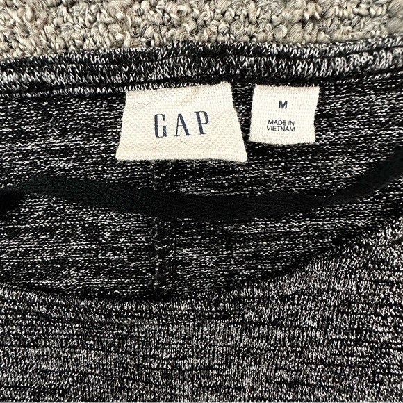 GAP Outlet Stretch Knit Shimmer Dress Sz M Gray - Picture 7 of 10
